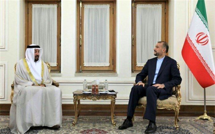 تاکید ایران و امارات بر توسعه همکاری‌های دوجانبه