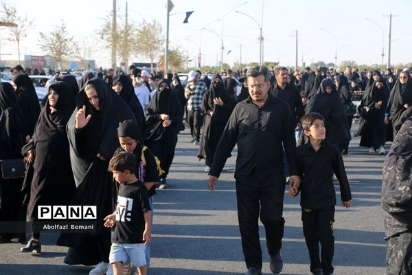 راهپیمایی عاشقان اربعین سیدالشهدا(ع) در قم-1