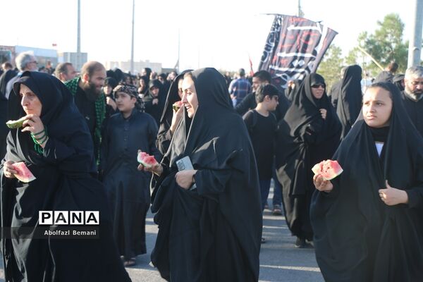 راهپیمایی عاشقان اربعین سیدالشهدا(ع) در قم-1