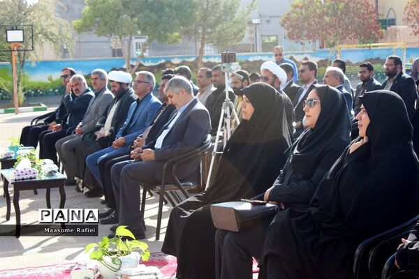 افتتاح مدرسه خیرساز شاهد رهبرنیا در شهرستان گلبهار