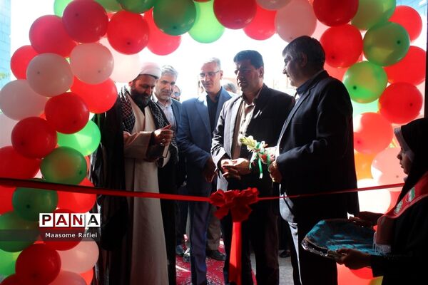 افتتاح مدرسه خیرساز شاهد رهبرنیا در شهرستان گلبهار