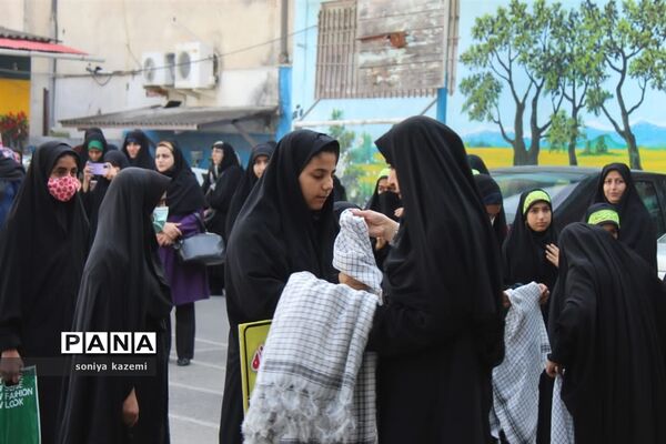 پیاده‌روی بزرگ اربعین در رکاب زینب شهرستان ساری