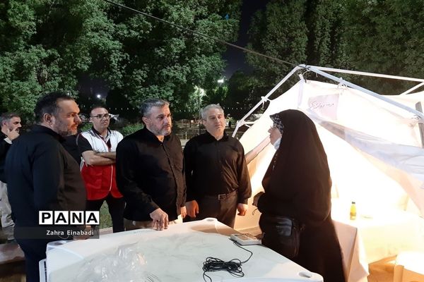 بازدید مسئولان شهرستان ملارد از موکب حضرت رقیه(س)