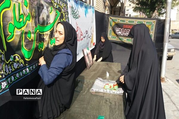 برپایی موکب اربعین حسینی در شهرستان فیروزکوه