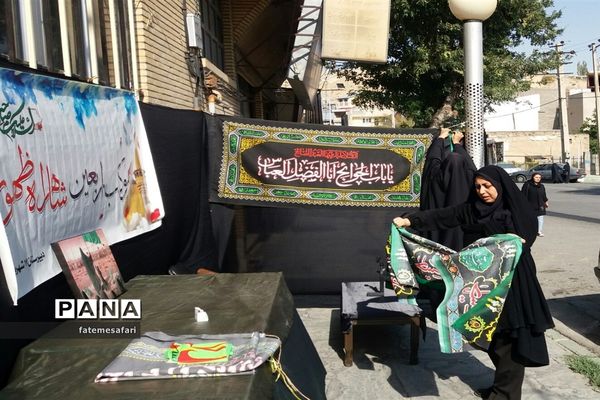 برپایی موکب اربعین حسینی در شهرستان فیروزکوه