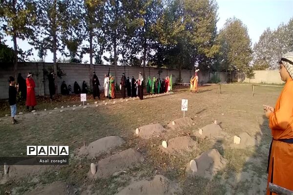 مراسم پیاده‌روی خانوادگی جاماندگان اربعین در میاندورود