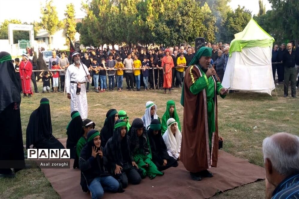 مراسم پیاده‌روی خانوادگی جاماندگان اربعین در میاندورود