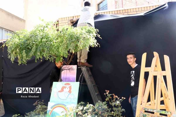 موکب دانش‌آموزی جاماندگان اربعین در تبریز