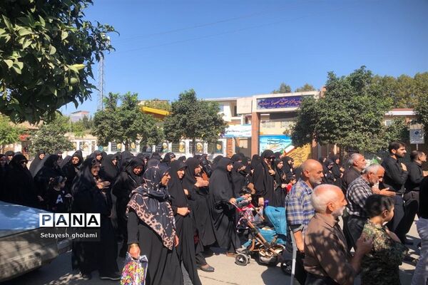مراسم پیاده‌روی جاماندگان اربعین حسینی در جویبار