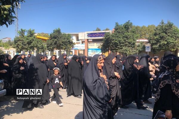 مراسم پیاده‌روی جاماندگان اربعین حسینی در جویبار