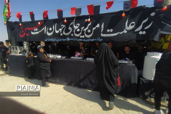 راهپیمایی جاماندگان اربعین حسینی در شهرستان اقلید استان فارس
