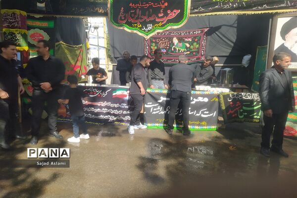 راهپیمایی جاماندگان اربعین حسینی در شهرستان اقلید استان فارس