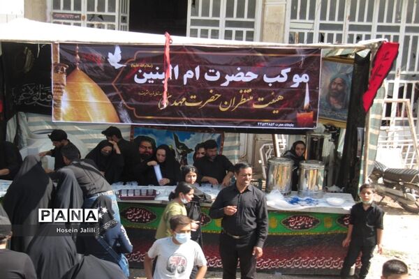 راهپیمایی جاماندگان اربعین حسینی در شهرستان اقلید استان فارس