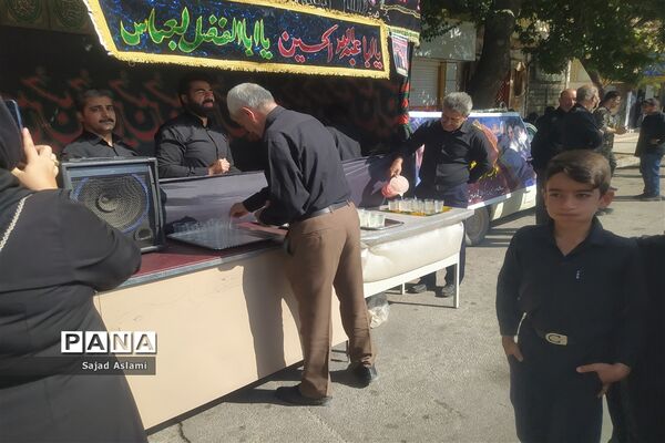 راهپیمایی جاماندگان اربعین حسینی در شهرستان اقلید استان فارس