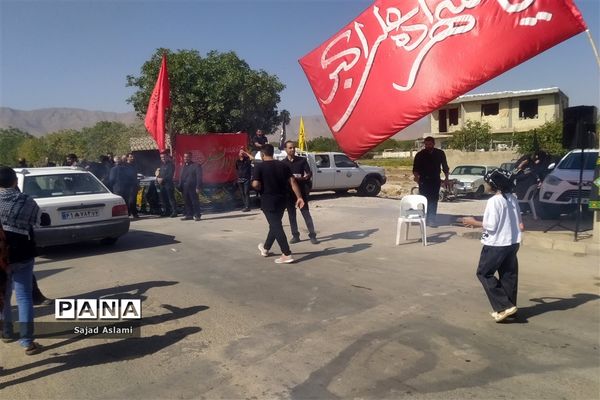 راهپیمایی جاماندگان اربعین حسینی در شهرستان اقلید استان فارس