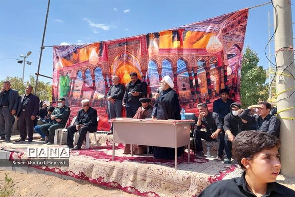 راهپیمایی جاماندگان اربعین حسینی در شهرستان اقلید استان فارس