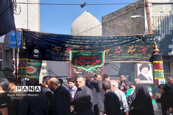 راهپیمایی جاماندگان اربعین حسینی در شهرستان اقلید استان فارس