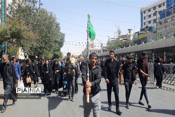 مراسم اربعین حسینی در جوار حرم مطهر رضوی