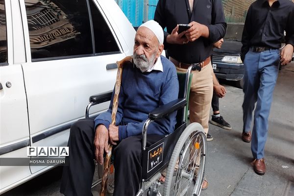 مراسم اربعین حسینی در جوار حرم مطهر رضوی