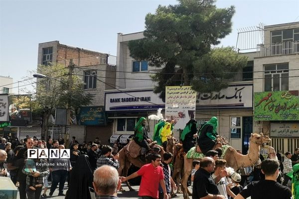 مراسم پیاده‌روی جاماندگان اربعین حسینی در شهرستان پاکدشت