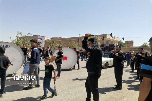 مراسم پیاده‌روی جاماندگان اربعین حسینی در شهرستان پاکدشت
