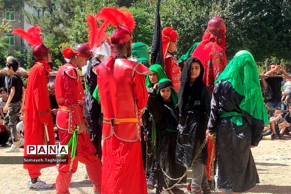 اجرای تعزیه‌خوانی واقعه کربلا در بهارستان دو