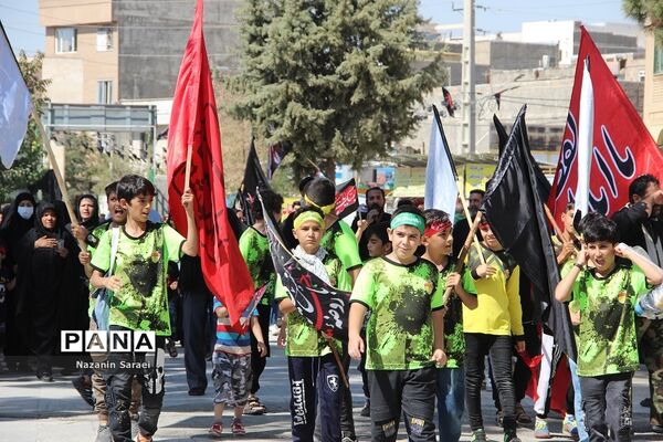شورحضور جاماندگان کربلای حسینی در راهپیمایی اربعین اسلامشهر
