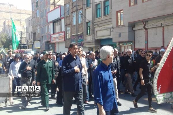 عزاداری بهارستانی‌ها در روز اربعین حسینی