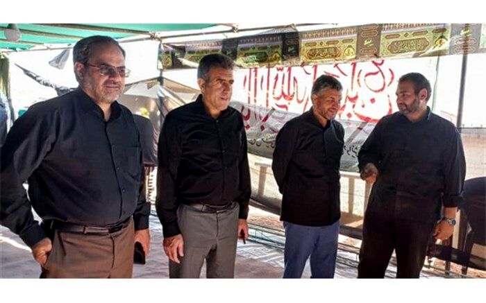بازدید مدیرکل آموزش و پرورش استان قم از موکب فرهنگیان در ماهیدشت کرمانشاه