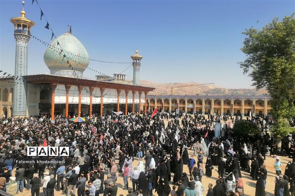 پیاده‌روی جاماندگان اربعین حسینی در شیراز