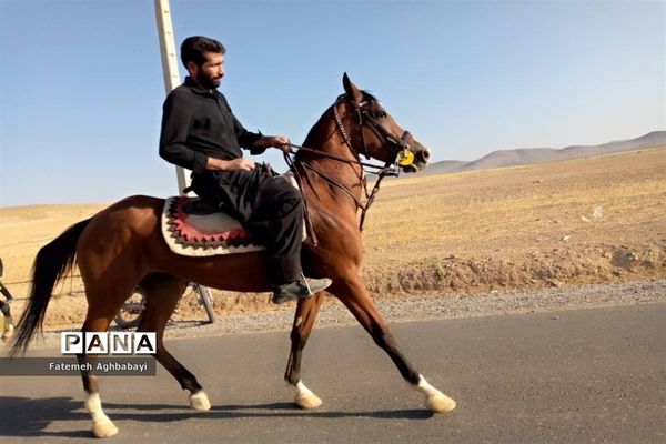برگزاری مراسم جاماندگان کربلا در شهرستان بن
