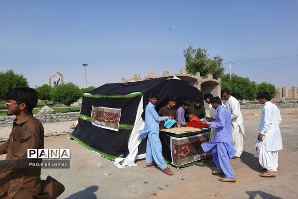 پیاده‌روی جاماندگان اربعین حسینی در دلگان