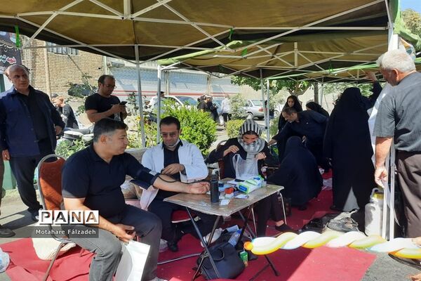 جاماندگان اربعین درحال حرکت به سمت حرم حضرت عبدالعظیم حسنی (ع)