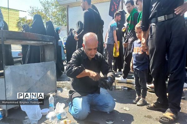 مراسم پیاده‌‌روی دلدادگان حسینی(ع) در تهران