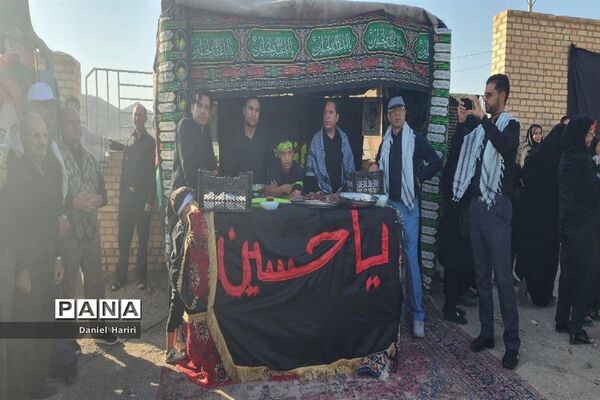 پیاده‌روی جاماندگان اربعین روستای حسن‌آباد نایین