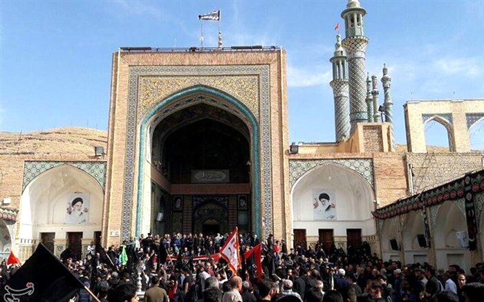 مراسم اربعین حسینی در مشهد اردهال/فیلم