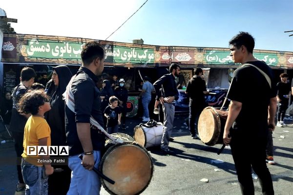 مراسم راهپیمایی‌ اربعین حسینی از میدان امام حسین تا حرم عبدالعظیم حسنی(ع)