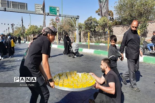 مراسم راهپیمایی‌ اربعین حسینی از میدان امام حسین تا حرم عبدالعظیم حسنی(ع)