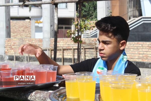 موکب فرزندان حاج قاسم در گلوگاه