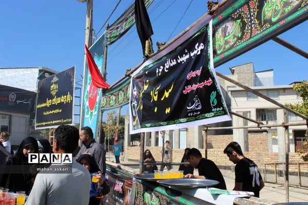 موکب فرزندان حاج قاسم در گلوگاه