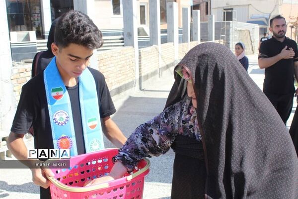 موکب فرزندان حاج قاسم در گلوگاه
