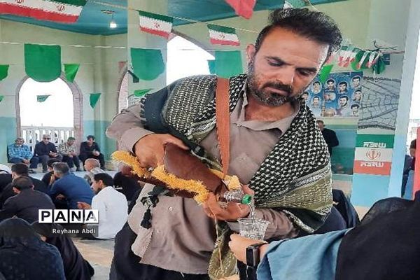 پیاده‌روی جاماندگان اربعین در اهرم تنگستان