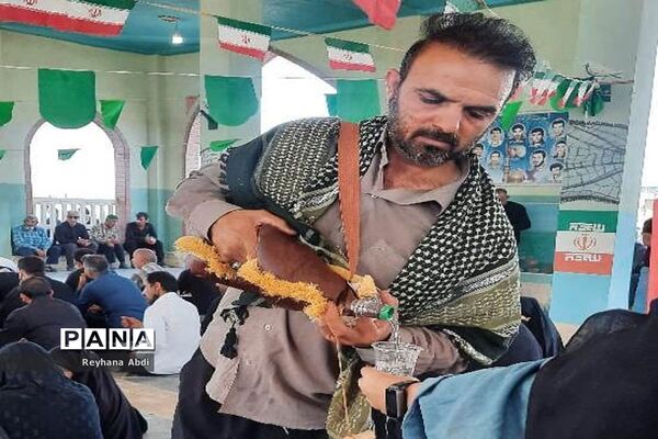 پیاده‌روی جاماندگان اربعین در اهرم تنگستان