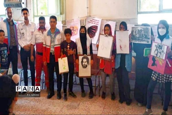 ویژه برنامه‌های هلال احمر پردنجان به‌مناسبت اربعین حسینی/چهارمحال و بختیاری