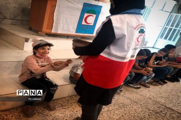 ویژه برنامه‌های هلال احمر پردنجان به‌مناسبت اربعین حسینی/چهارمحال و بختیاری