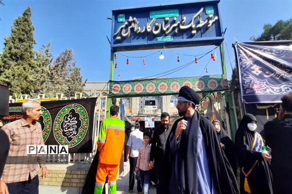 پیاده‌روی جاماندگان اربعین در شهرستان شاهین شهر