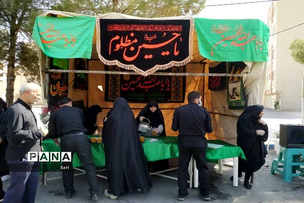 پیاده‌روی جاماندگان اربعین در شهرستان شاهین شهر