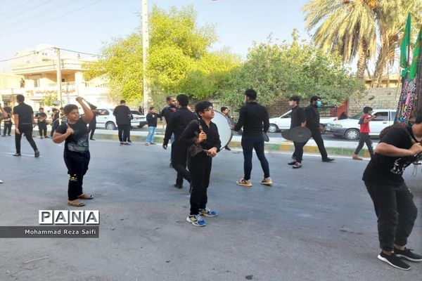 پیاده‌‌روی جاماندگان اربعین حسینی در گناوه