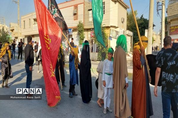 پیاده‌‌روی جاماندگان اربعین حسینی در گناوه