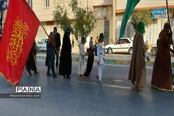 پیاده‌‌روی جاماندگان اربعین حسینی در گناوه